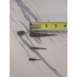 Vintage 3 in 1 Screwdriver Nesting in Brass Handle Flathead set